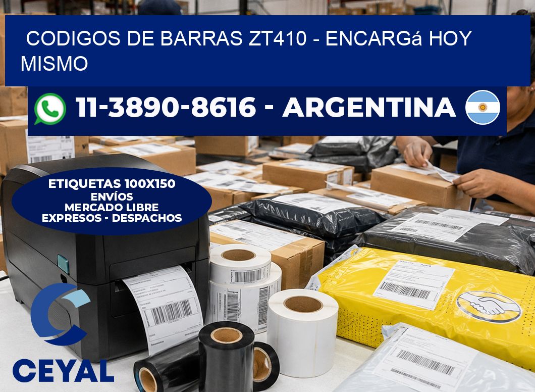 codigos de barras zt410 - Encargá hoy mismo