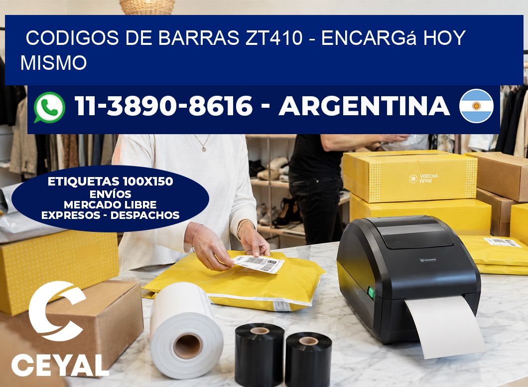 codigos de barras zt410 – Encargá hoy mismo