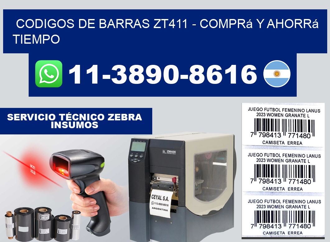 codigos de barras zt411 - Comprá y ahorrá tiempo