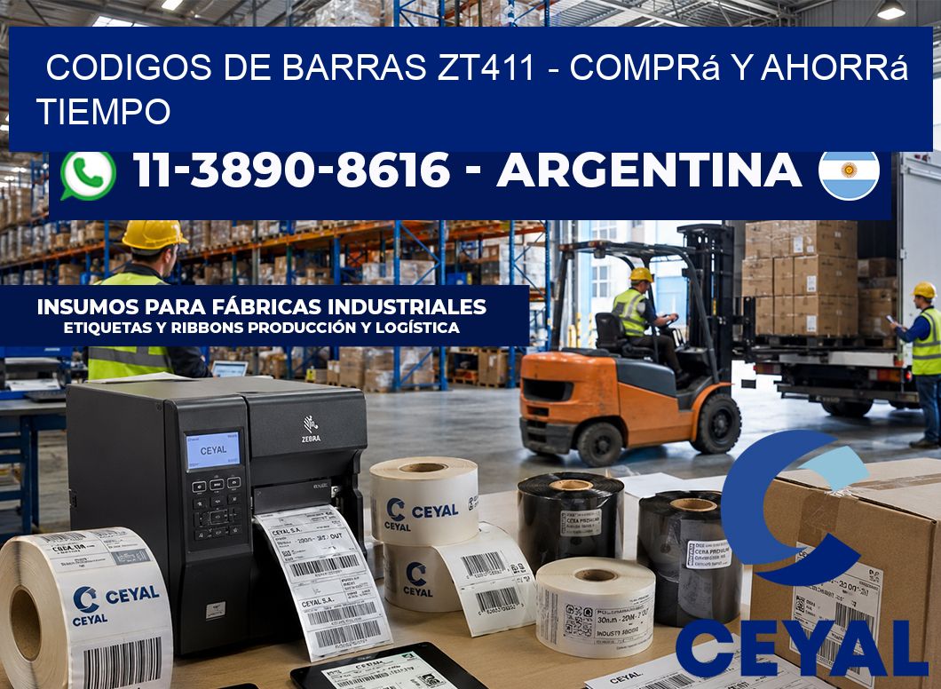 codigos de barras zt411 – Comprá y ahorrá tiempo