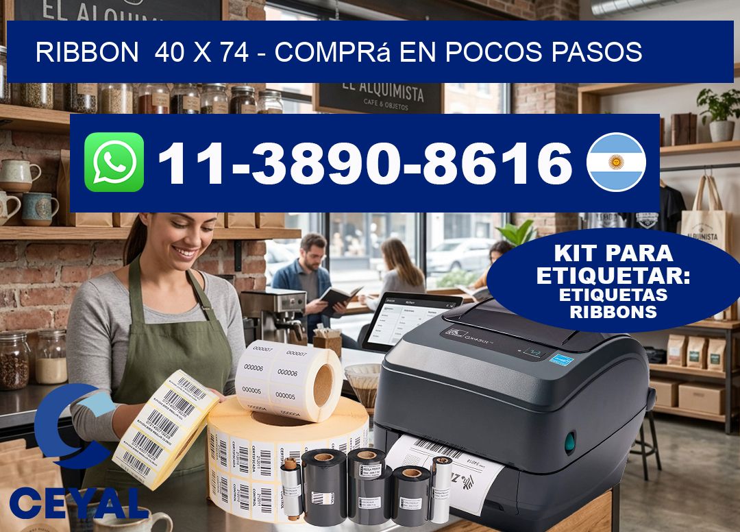 ribbon  40 x 74 - Comprá en pocos pasos