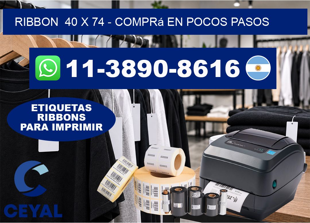 ribbon  40 x 74 - Comprá en pocos pasos