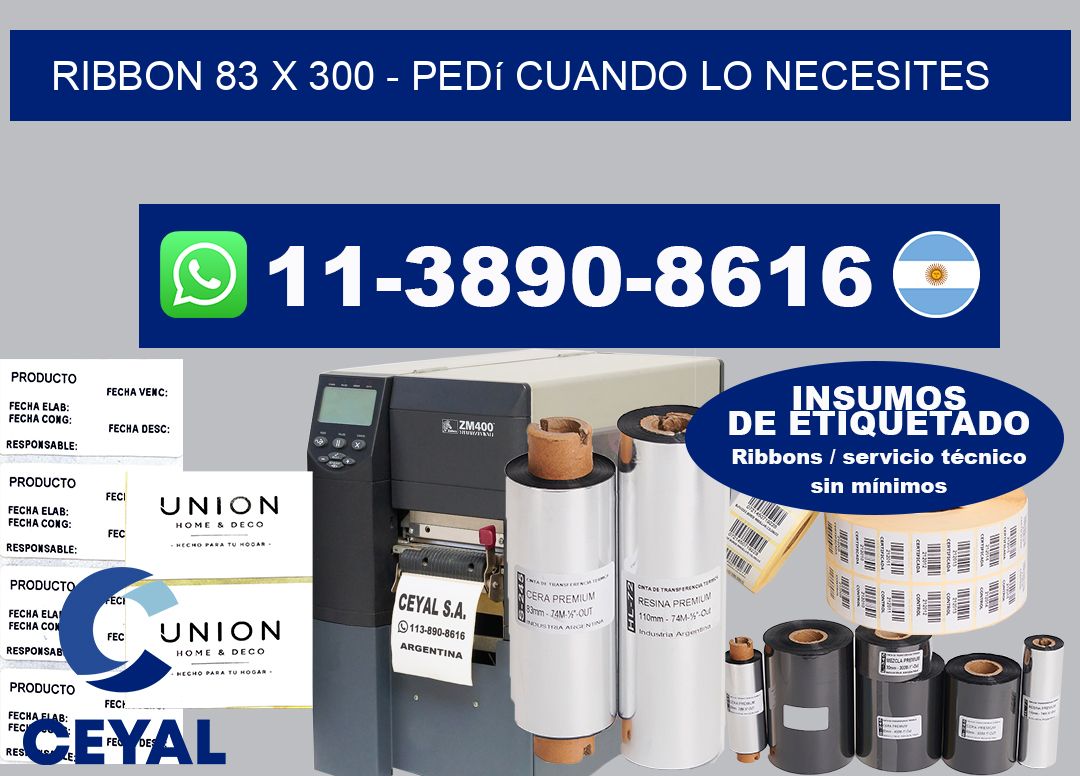 ribbon 83 x 300 - Pedí cuando lo necesites
