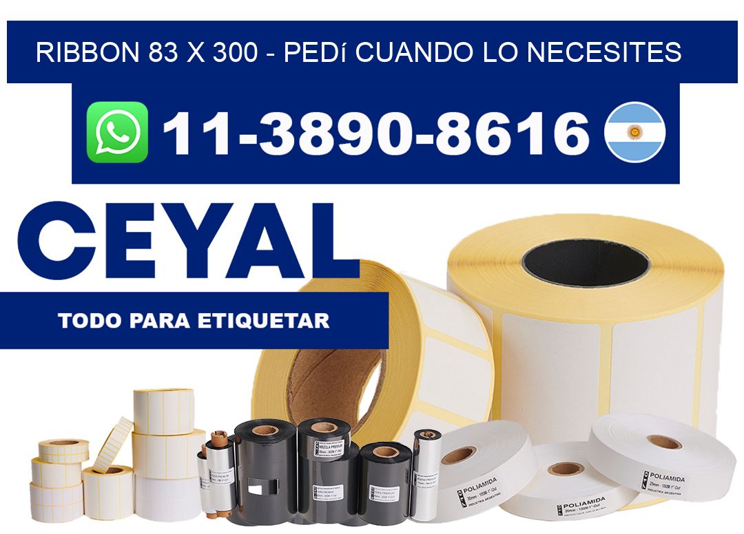 ribbon 83 x 300 - Pedí cuando lo necesites