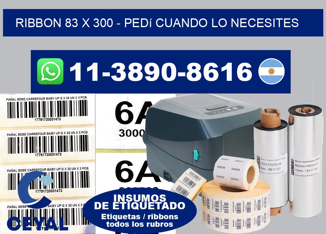 ribbon 83 x 300 – Pedí cuando lo necesites