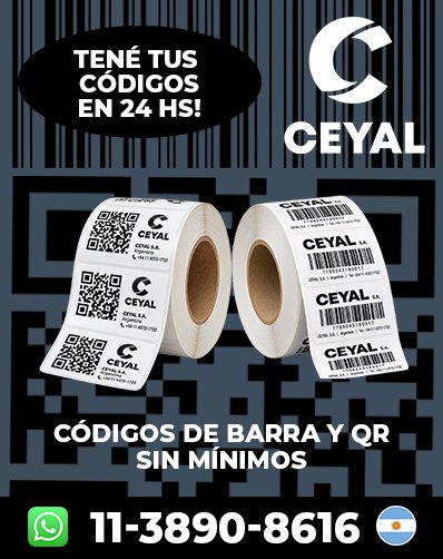 Códigos barras en Papel - Comprá con envío inmediato