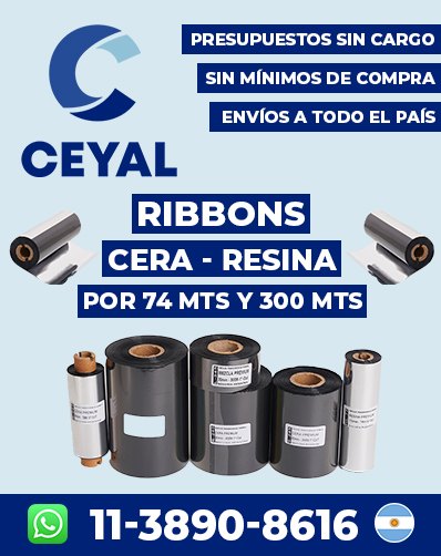 ETIQUETA Y RIBBON - Comprá ahora