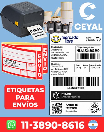 Impresora Zebra ZD230 Térmica + Etiquetas Y Ribbon – Córdoba Capital argentina