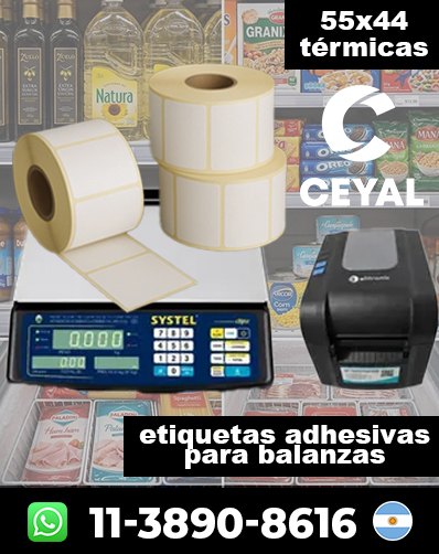 ROLLOS TÉRMICOS PARA BALANZAS – Comprá sin complicaciones
